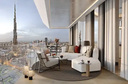 بنتهاوس - 4 غرف نوم - 6 حمامات للبيع في فندق وريزيدنس باكارات دبي - برج خليفة - دبي وسط المدينة - دبي