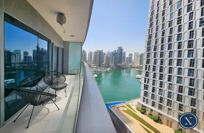 Apartment - 1 Bedroom - 2 Bathrooms for rent in Damac Heights - Dubai Marina - Dubai