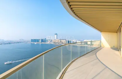 Apartment - 3 Bedrooms - 4 Bathrooms for rent in Grand Bleu Tower 1 - EMAAR Beachfront - Dubai Harbour - Dubai