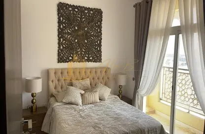 Room / Bedroom image for: Apartment - 2 Bedrooms - 3 Bathrooms for sale in The Pearl - Culture Village - Dubai, Image 1
