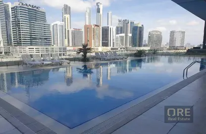 Apartment - 1 Bathroom for rent in Hamilton Tower - Business Bay - Dubai