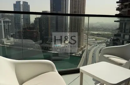 شقة - غرفة نوم - 1 حمام للايجار في برج زادا - الخليج التجاري - دبي