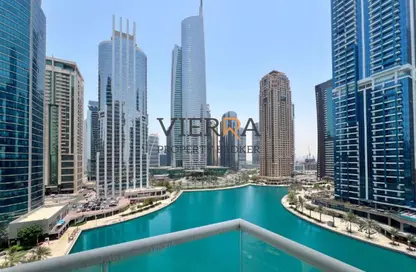 شقة - غرفة نوم - 2 حمامات للايجار في ليك فيو - (JLT) مجمع B - أبراج بحيرة الجميرا - دبي
