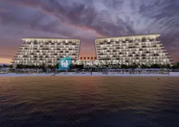 Outdoor Building image for: Apartment - 1 Bedroom - 2 Bathrooms for sale in Yas Beach Residences - Yas Bay - Yas Island - Abu Dhabi, Image 1