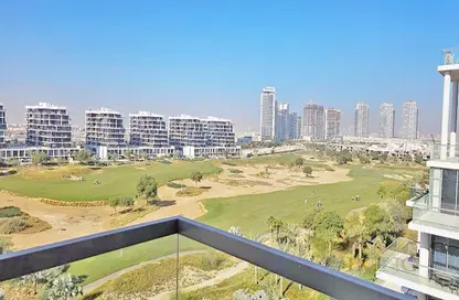 Outdoor Building image for: Apartment - 3 Bedrooms - 4 Bathrooms for rent in Golf Panorama A - Golf Panorama - DAMAC Hills - Dubai, Image 1