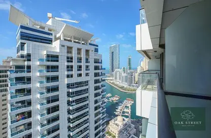 Outdoor Building image for: Apartment - 1 Bedroom - 2 Bathrooms for rent in Escan Tower - Dubai Marina - Dubai, Image 1