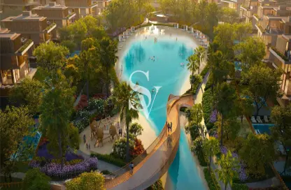 Pool image for: Villa - 4 Bedrooms - 4 Bathrooms for sale in Nad Al Sheba Gardens - Nad Al Sheba 1 - Nad Al Sheba - Dubai, Image 1