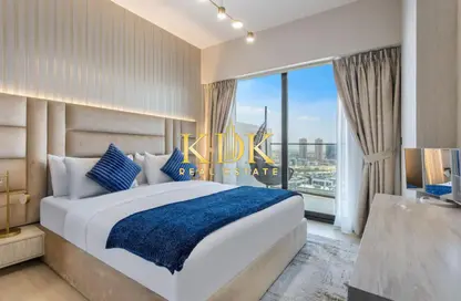 Apartment - 1 Bedroom - 2 Bathrooms for rent in Binghatti Crest - Jumeirah Village Circle - Dubai