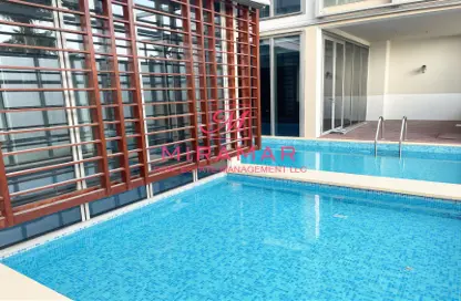 Pool image for: Villa - 5 Bedrooms - 6 Bathrooms for rent in Beach Villas - Al Zeina - Al Raha Beach - Abu Dhabi, Image 1