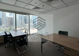 Office Space - 2 bathrooms for rent in The Binary Tower - Business Bay - Dubai