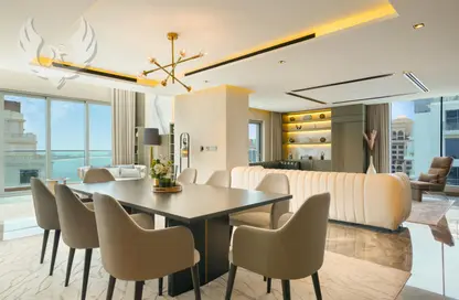 Penthouse - 3 Bedrooms - 4 Bathrooms for rent in Mileo the Palm - Palm Jumeirah - Dubai