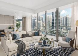 Living Room image for: Apartment - 4 bedrooms - 4 bathrooms for sale in Marina Shores - Dubai Marina - Dubai, Image 1