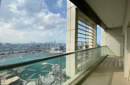 Balcony image for: Penthouse - 3 Bedrooms - 4 Bathrooms for rent in Marina Blue Tower - Marina Square - Al Reem Island - Abu Dhabi, Image 1