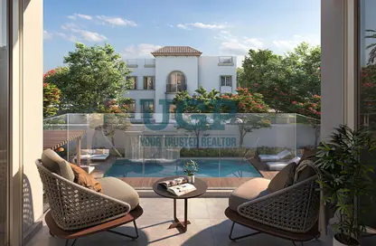 Terrace image for: Villa - 4 Bedrooms - 5 Bathrooms for sale in Fay Alreeman - Al Shamkha - Abu Dhabi, Image 1