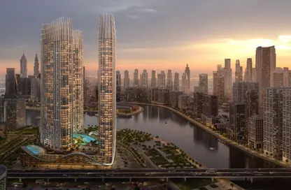 شقة - غرفة نوم - 2 حمامات للبيع في بن غاطي سكاي رايز - الخليج التجاري - دبي