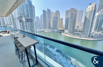 Apartment - 2 Bedrooms - 3 Bathrooms for sale in Time Place Tower - Dubai Marina - Dubai