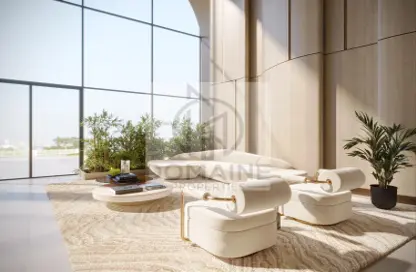 Living Room image for: Apartment - 2 Bedrooms - 3 Bathrooms for sale in Q Gardens Boutique Residences - Arjan - Dubai, Image 1