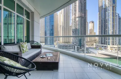 Apartment - 2 Bedrooms - 2 Bathrooms for rent in The Atlantic - Dubai Marina - Dubai