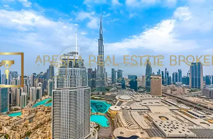 Apartment - 3 Bedrooms - 4 Bathrooms for rent in Boulevard Point - Downtown Dubai - Dubai