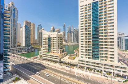 Outdoor Building image for: Apartment - 1 Bedroom - 1 Bathroom for rent in Safeer Tower - Dubai Marina - Dubai, Image 1