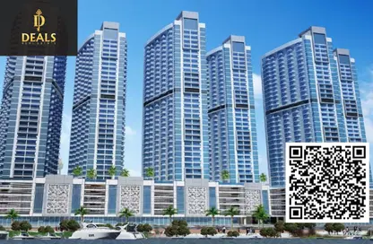 Apartment - 1 Bedroom - 2 Bathrooms for sale in Ajman Creek Towers - Al Rashidiya 1 - Al Rashidiya - Ajman