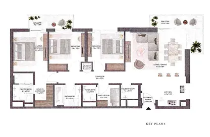 شقة - 3 غرف نوم - 4 حمامات للبيع في مساكن بالاس - دبي هيلز استيت - دبي