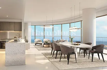 Apartment - 3 Bedrooms - 5 Bathrooms for sale in Grand Bleu Tower 2 - EMAAR Beachfront - Dubai Harbour - Dubai
