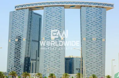 Apartment - 2 Bedrooms - 3 Bathrooms for rent in The Gate Tower 1 - Shams Abu Dhabi - Al Reem Island - Abu Dhabi