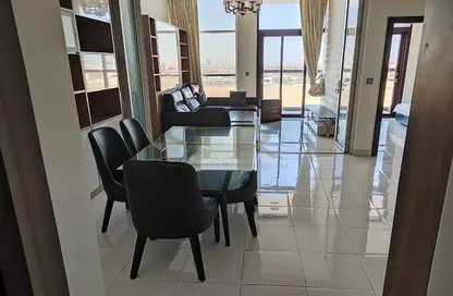 Living / Dining Room image for: Apartment - 1 Bedroom - 2 Bathrooms for sale in Glamz by Danube - Glamz - Al Furjan - Dubai, Image 1