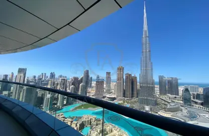 Balcony image for: Apartment - 2 Bedrooms - 3 Bathrooms for rent in Burj Lake Hotel - The Address DownTown - Downtown Dubai - Dubai, Image 1