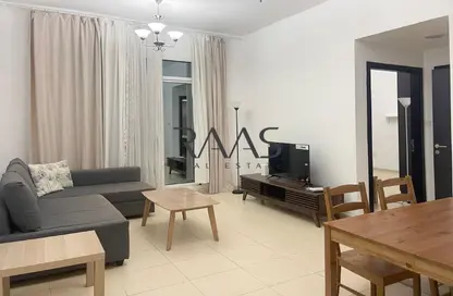 Apartment - 1 Bedroom - 2 Bathrooms for rent in Farah Tower 2 - Queue Point - Dubai Land - Dubai