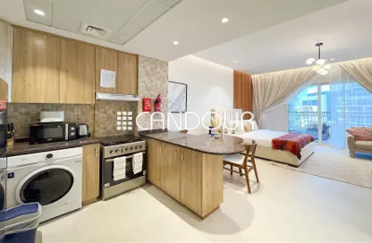 صورة لـ مطبخ شقة - 1 حمام للبيع في برج فيو ريزيدنس - ارجان - دبي ، صورة رقم 1