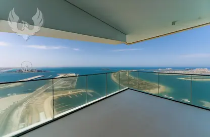 Apartment - 3 Bedrooms - 4 Bathrooms for rent in Beach Vista - EMAAR Beachfront - Dubai Harbour - Dubai