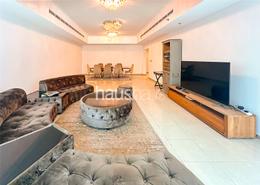 Living / Dining Room image for: Apartment - 2 bedrooms - 4 bathrooms for rent in Emirates Crown - Dubai Marina - Dubai, Image 1