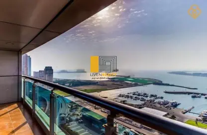 Balcony image for: Apartment - 2 Bedrooms - 2 Bathrooms for rent in Princess Tower - Dubai Marina - Dubai, Image 1