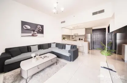 Living Room image for: Apartment - 2 Bedrooms - 2 Bathrooms for rent in Equiti Residence - Jebel Ali Village - Jebel Ali - Dubai, Image 1