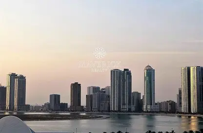 Outdoor Building image for: Apartment - 2 Bedrooms - 3 Bathrooms for rent in GGICO Crown Residence - Al Taawun - Sharjah, Image 1