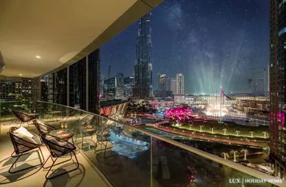 صورة لـ شرفة شقة - 2 غرف نوم - 2 حمامات للايجار في أوبرا جراند - برج خليفة - دبي وسط المدينة - دبي ، صورة رقم 1