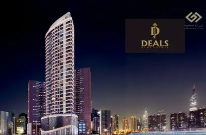Apartment - 1 Bedroom - 2 Bathrooms for sale in Tower C1 - Ajman Pearl Towers - Ajman Downtown - Ajman