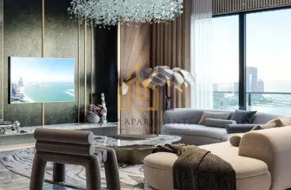 Apartment - 1 Bedroom - 1 Bathroom for sale in Habtoor Grand Residences - Dubai Marina - Dubai