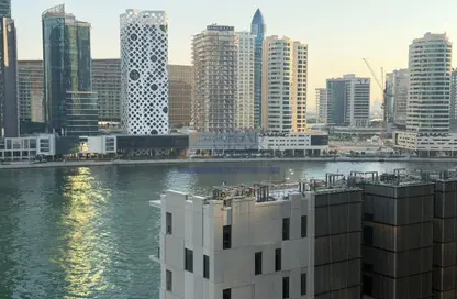 شقة - 1 حمام للبيع في بنينسولا ثري - بنينسولا - الخليج التجاري - دبي