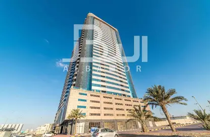 Outdoor Building image for: Apartment - 2 Bedrooms - 2 Bathrooms for sale in Conquer Tower - Sheikh Maktoum Bin Rashid Street - Ajman, Image 1