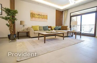 Living Room image for: Apartment - 2 Bedrooms - 2 Bathrooms for sale in Lamtara 2 - Madinat Jumeirah Living - Umm Suqeim - Dubai, Image 1