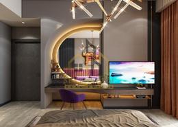 Living Room image for: Apartment - 1 bedroom - 2 bathrooms for sale in MBL Royal - Jumeirah Lake Towers - Dubai, Image 1