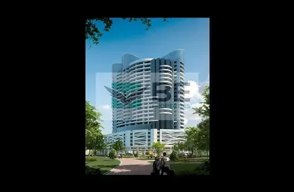 Outdoor Building image for: Apartment - 1 Bedroom - 2 Bathrooms for sale in Blue Waves Tower - Dubai Residence Complex - Dubai, Image 1