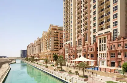 Apartment - 1 Bathroom for sale in European - Canal Residence - Dubai Sports City - Dubai
