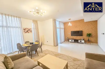 Living / Dining Room image for: Townhouse - 3 Bedrooms - 5 Bathrooms for sale in Aurum Villas - Sanctnary - Damac Hills 2 - Dubai, Image 1