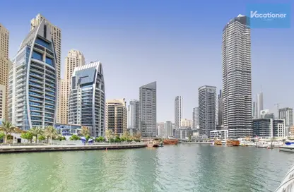 Water View image for: Apartment - 2 Bedrooms - 2 Bathrooms for rent in Sparkle Tower 1 - Sparkle Towers - Dubai Marina - Dubai, Image 1
