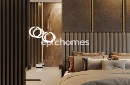 صورة لـ غرفة- غرفة النوم شقة - غرفة نوم - 2 حمامات للبيع في أوبالز باي دانوب - ارجان - دبي ، صورة رقم 1