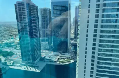 شقة - غرفة نوم - 2 حمامات للايجار في خور الجميرا 1 - (JLT) مجمع X - أبراج بحيرة الجميرا - دبي